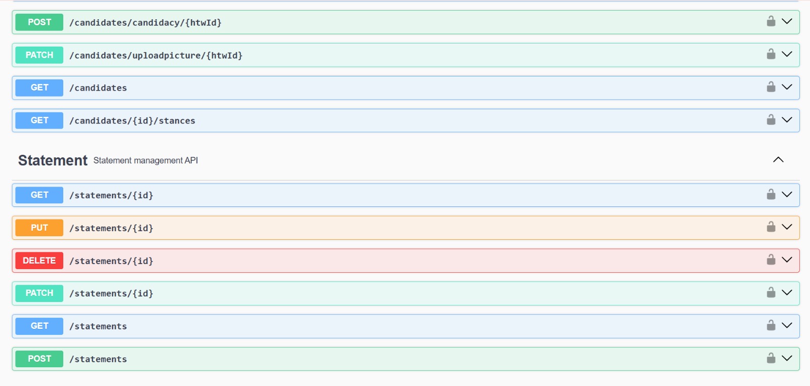 Swagger Screenshot 2